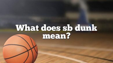 What does sb dunk mean?