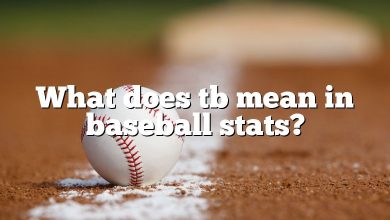 What does tb mean in baseball stats?