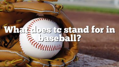 What does tc stand for in baseball?