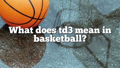 What does td3 mean in basketball?