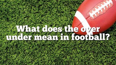 What does the over under mean in football?