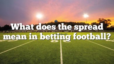 What does the spread mean in betting football?