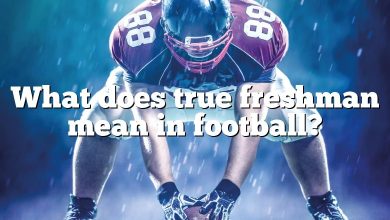 What does true freshman mean in football?