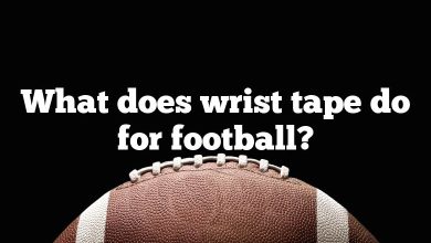 What does wrist tape do for football?