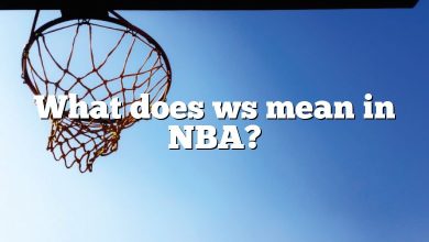 What does ws mean in NBA?