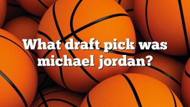 What draft pick was michael jordan?