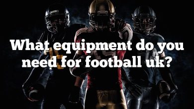 What equipment do you need for football uk?