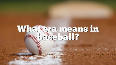 What era means in baseball?