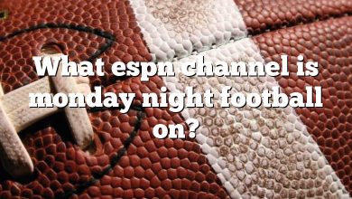 What espn channel is monday night football on?