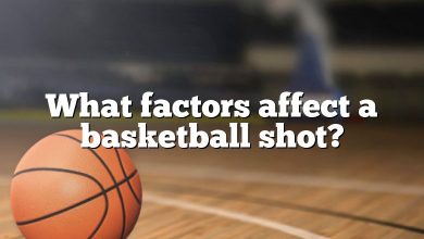 What factors affect a basketball shot?