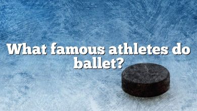 What famous athletes do ballet?