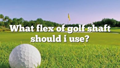 What flex of golf shaft should i use?