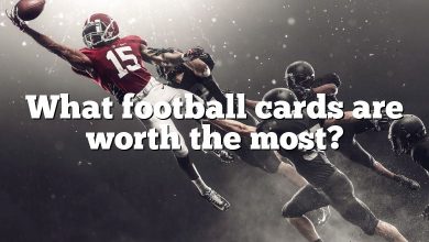 What football cards are worth the most?