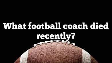 What football coach died recently?