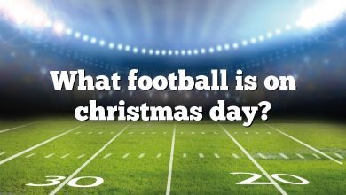 What football is on christmas day?