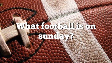 What football is on sunday?