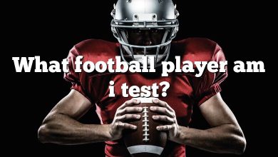 What football player am i test?