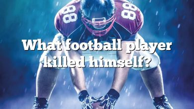 What football player killed himself?
