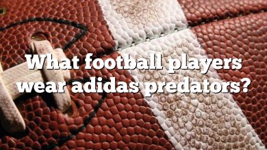 What football players wear adidas predators?