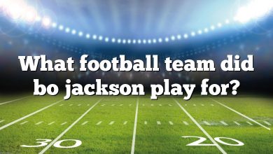 What football team did bo jackson play for?