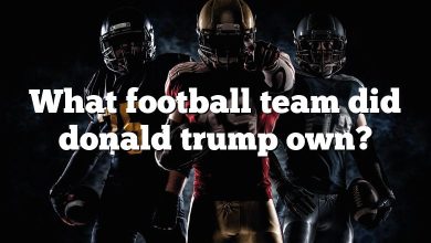 What football team did donald trump own?