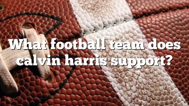 What football team does calvin harris support?