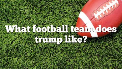 What football team does trump like?