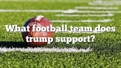 What football team does trump support?