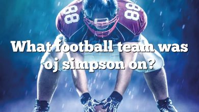 What football team was oj simpson on?
