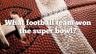 What football team won the super bowl?