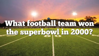 What football team won the superbowl in 2000?
