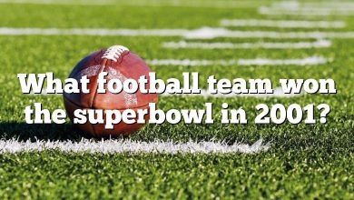 What football team won the superbowl in 2001?