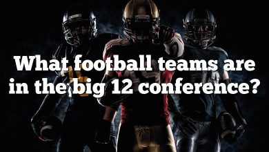 What football teams are in the big 12 conference?