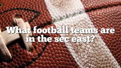 What football teams are in the sec east?