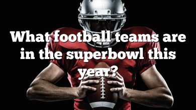 What football teams are in the superbowl this year?