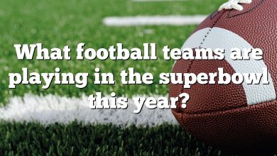 What football teams are playing in the superbowl this year?