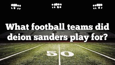 What football teams did deion sanders play for?