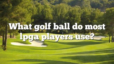 What golf ball do most lpga players use?