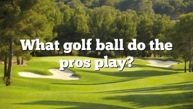 What golf ball do the pros play?