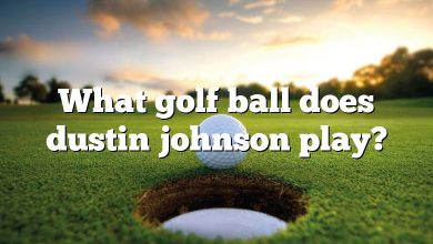 What golf ball does dustin johnson play?