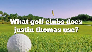 What golf clubs does justin thomas use?