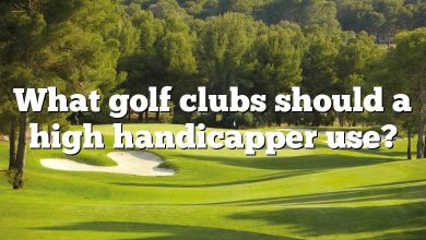 What golf clubs should a high handicapper use?