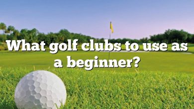 What golf clubs to use as a beginner?