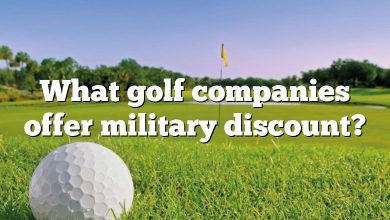 What golf companies offer military discount?