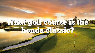 What golf course is the honda classic?