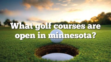 What golf courses are open in minnesota?