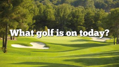 What golf is on today?