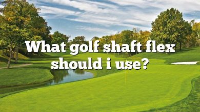 What golf shaft flex should i use?