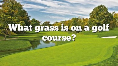 What grass is on a golf course?