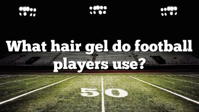 What hair gel do football players use?